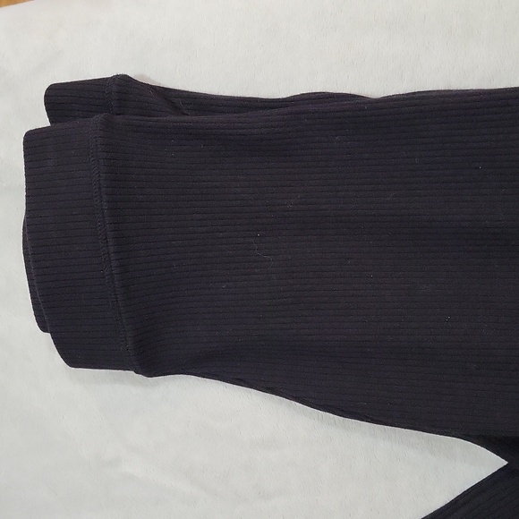 PINK Victoria's Secret Black Ribbed Leggings - Picture 2 of 8